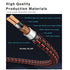 Hagietek 2 Systems,3.2FT RCA Audio Cable Audiophile Gold Plated Stereo Braided Subwoofer Cable Oxgen Free Copper