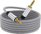 3.5mm Nylon Braided Aux Cable 6FT, Male to Male Audio Auxiliary Input Adapter for Headphones, Car, Home Stereos, Speaker