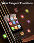 AGXOV 128GB MP3 5.3, Player with Bluetooth Music Player with Built-in HD Speaker, FM Radio, Voice Recorder, HiFi Sound