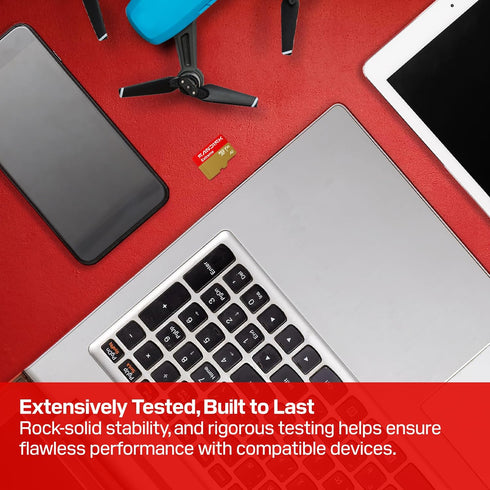 Sandisk 128GB 245MB/s 120MB/s 5.3K 4K SDSQXH9-128G-GZ6MA Extreme microSD UHS-I Card - Up to Read Speed and Write Speed