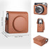 Protective Case for Fujifilm Instax Square SQ40 Instant Camera, Vintage PU Leather Bag with Adjustable Shoulder Strap