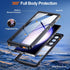 Hualele Galaxy S23 Ultra Case, Waterproof Rugged Full Body Protective Military Grade Drop Protection with Built-in Lens