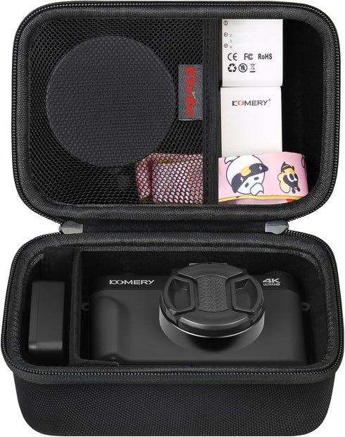 4K Digital Camera Carrying Case for Femivo/VETEK/IWEUKJLO 4K 48MP Vlogging Camera, Travel Compact Storage Cover
