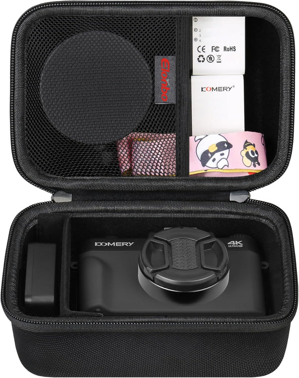4K Digital Camera Carrying Case for Femivo/VETEK/IWEUKJLO 4K 48MP Vlogging Camera, Travel Compact Storage Cover