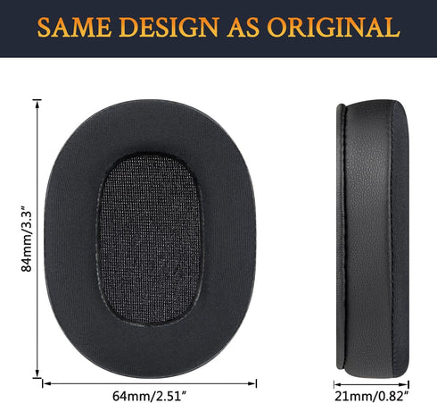 SOULWIT Cooling-Gel Earpads Replacement for BlueParrott B450/S450 Noise Cancelling Bluetooth Headset, Black