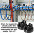 Generic Mounts,10Pcs (50 Heavy-Duty Magnetic Zip Tie Multipurpose Cable Holder with Nylon Cable Ties Pieces)