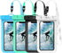 MoKo Waterproof Phone Pouch Holder 4Pack, Underwater Case with Lanyard for iPhone 14 13 12 11 Pro Max, Samsung S21