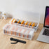 2 Pack Cable Organizer Storage Box with 16 Cable Ties, Clear Phone
