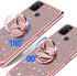 B-wishy for OnePlus Nord N100 Phone Case with Stylus Pen, Luxury Glitter Sparkles Silicone TPU Case for Women Girls