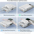 pzoz 10000mAh Portable Magnetic Wireless Magsafe Power Bank, USB Type C PD Fast Charging Built-in Cable