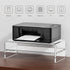 2 5.12 Inches Egchi Clear Acrylic Monitor Stand Riser Tier, High Clear Computer Desk Organizer Shelf for Multi Media PC