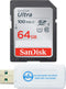 SanDisk 64GB SD Ultra Memory Card SDXC for Sony Cybershot Black/Silver 20.1 MP, DSCW800 Digital Camera with Everything