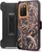 Designed for Samsung Galaxy A03S Shockproof Holster Case, Tough Rubber Rugged Hybrid with Built-in Screen Protector