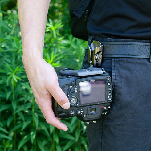 SPIDER HOLSTER – SpiderPro DSLR Camera Plate for Any Spider Camera Holster, Durable Stainless Steel & Aluminum