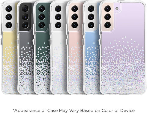 Case-Mate Twinkle Ombre Case for Samsung Galaxy S22 Plus, Reflective Foil Elements, 10 ft Drop Protection, 6.6 Inch,