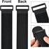 2 x 48 Inch Hook and Loop Cable Tie, 6 Pack Heavy Duty Adjustable Fastening Strap with Plastic D-ring Buckle