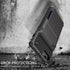 Asuwish Hybrid Phone Case for iPhone 7/8/SE 2020/2022, Gray, with Screen Protector & Credit Card Holder Slot.