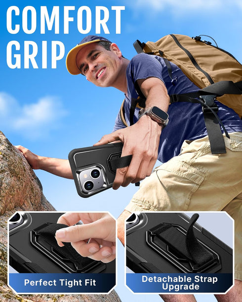 Shields Up 15 15 for iPhone Case with Stand (Two-Way Stand & Finger Strap), Phone Case Phone Grip Case with Double Ring