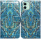 Case for iPhone 11, Princely Paisley Flip Leather Wallet Cover with Credit Card Slot & Kickstand