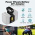 YNDZ 2 1 2Packs 18V Terminals,14AWG in Power Wheel Battery Adapter,for for Makita Battery Dual Voltage Output