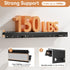 Antimbee 32-75 Inch 600x400mm 150lbs, 5, Studless Drywall TV Wall Mount, No Stud No Drill TV Bracket Hanger for TVs