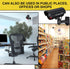 Macarrie 8 Pcs Realistic Dummy Security Camera, Plastic Fake Video Camera with Motion LED Light for Indoor/Outdoor