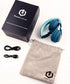 PowerLocus Bluetooth Headphones for Kids, Wireless Over Ear, LED, Foldable Headset with Mic, Volume Limited, Tablets,