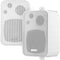 EKMR408W 4" 30 Watt Peak Power 3-Way Indoor/Outdoor Box Speaker (White, Pair)