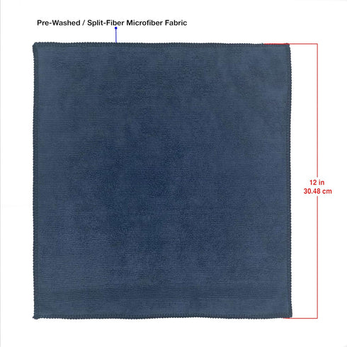 GrooveWasher Microfiber Cleaning Cloth for Vinyl Records, 12" x 12" (Pack of 3), Premium Quality, Extra Soft, Absorbent