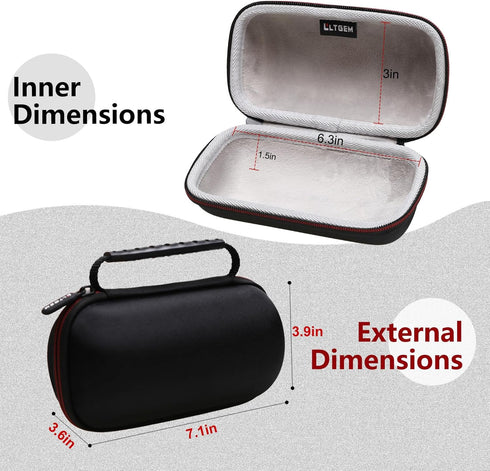 LTGEM Bluetooth Speaker Case for MusiBaby Bluetooth Speakers, Hard Storage Travel Protective Carrying Bag