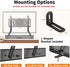 XINLEI 23 65 Inch 22 lbs SBR303 Universal Sound Bar Mounts with Detachable Long Extension Plates Fits Most to TVs