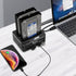 SATA to USB 3.0 Dual Bay Hard Drive Dock for 2.5"/3.5" SATA HDD SSD with 2 USB 3.0 Ports, Offline Clone Function