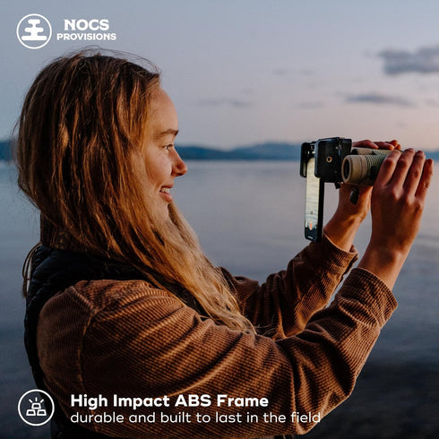 Nocs Provisions Photo Rig II, Smartphone Attachment, Binocular & Telescope Camera Adapter for Photo & Video