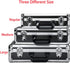 HUL 14in Two-Tone Aluminum Case with Customizable Pluck Foam Interior for Test Instruments, Tools, and Accessories