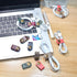 CAILLU Cord Organizer, USB Holder, Cable Straps, Earbud Case, Headphone Winder, Leather Gifts for Men