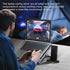 ICE COOREL Laptop Cooling Pad with 6 Fans - No Lights, Cooler for 15-17 Inches Laptops, Notebook Stand with 9 Height