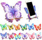 Konohan 12 Pack Wooden Butterfly Cell Phone Stands, Bulk Employee Appreciation & Spring