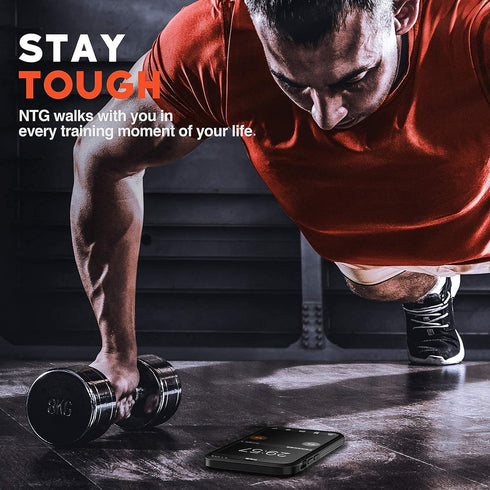 NTG Heavy-Duty Case for iPhone 12 Pro Max, Rugged Lightweight Slim Shockproof Protective Case, Black