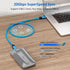 UseBean 100W USB C to C Cable 0.6FT (2 Pack), Short Fast Charge 3.2 Gen 2X2 Video Cable for iPhone 15, MacBook