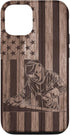 iPhone 13 Wood Welder American Flag Case, Patriotic Welder Welding Design