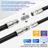 Coaxial Cable Connector 10 Pack - RG6 Female to Female Coax Cable Extender F-Type Adapter for TV Cables