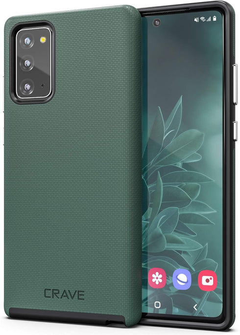 Crave Dual Guard Protection Case for Samsung Galaxy Note 20 - Forest Green