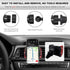 FSTURIOS 360 Bling Cell Phone Holder, Adjustable Rhinestone Car Phone Mount with Air Vent Base, Universal Shiny Crystal