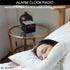 Sonnet Alarm Clock Charging Station, Bluetooth Speaker, AM FM Radio, Dual USB Charging Ports for Heavy Sleepers