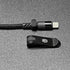 Mband 2 Pack of Mband Mclip Holder 03 Black - Organizing Earphones, Earbuds, Cable, Multi Color Keychain Clip