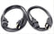 Inc. 6 Feet Universal AC Power Cord UL Approved NEMA 5-15P to C13 Black, 2-Pack