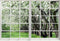 Renaiss 6x4ft White Flowers Trees Window Backdrop for Photoshoot, Spring Scenery Photography Background