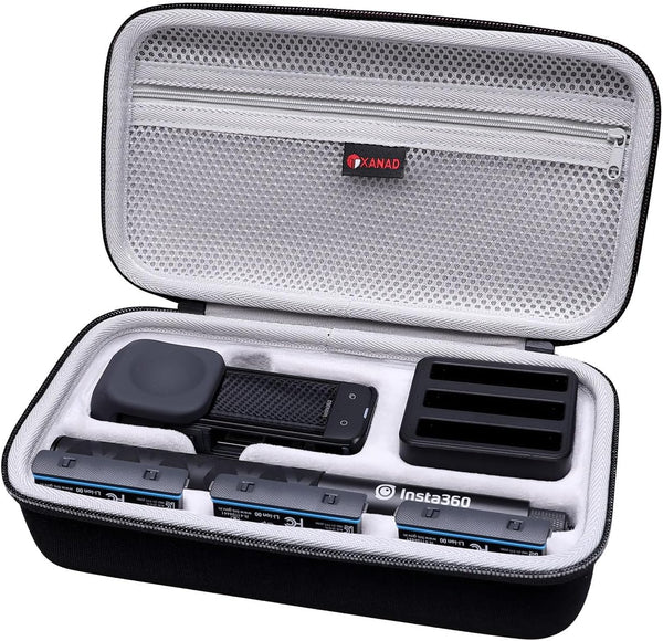 XANAD Hard Case for Insta360 X4/X3/X2 Waterproof 8K 360 Action Camera - Storage Carrying Bag