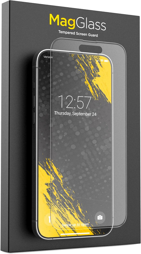magglass Anti-Glare Matte Screen Protector for iPhone 14 PRO MAX, Tempered Glass, Fingerprint/Smudge Proof Display Guard