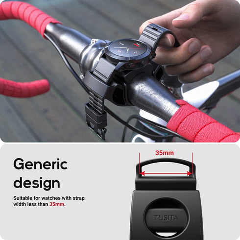 TUSITA Bike Mount, Compatible with Garmin, Apple Watch Ultra, Polar